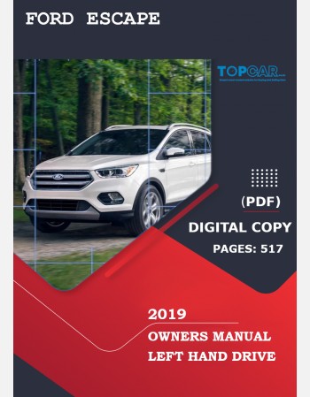ford escape 2019 owners manual